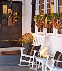 Easy Front Porch Holiday Decorations Front Porch Christmas Decor Outdoor Holiday Decor Christmas Porch Decor