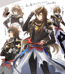 This is the basic aura for this summon. Sandalphon With Long Hair By Aki Neiyuki Granblue En