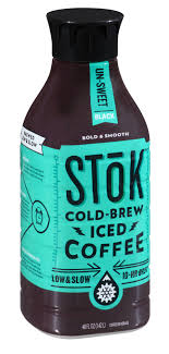 Stok Un Sweet Black Cold Brew Iced Coffee 48 Fl Oz Walmart Com