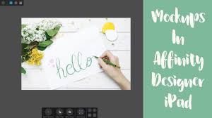 Two Ways To Create Mockups In Affinity Designer Ipad Design Surface Pattern Design Mockup