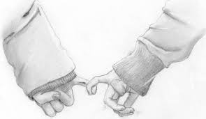 Do not embark on this vow frivolously, for once made, the outcome of the pinky promise is as good as written in history books as far as little brains are concerned. Pinky Promise Pencil Sketch Really Cute Holding Hands Drawing Hand Art Drawing How To Draw Hands