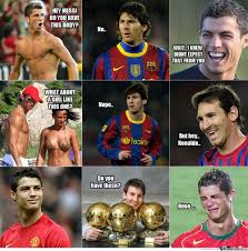 Ronaldo Vs Messi Football Jokes Funny Soccer Memes Football Funny