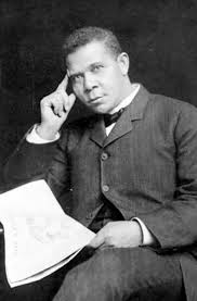 Things were looking up for booker t at the outset of this angle. Booker T Washington 1856 1915
