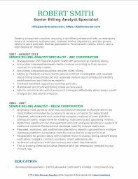 The financial analyst job description requires the professional to consider several pieces of data. Senior Billing Analyst Resume Samples Qwikresume