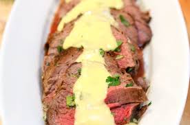 Remove beef tips and add to the pan. Christa S Holiday Beef Tenderloin With Bearnaise Sauce Davidsfavoriterecipes