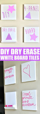 To the right of my office desk i have a completely blank wall. Make Your Own Diy Dry Erase White Board Tiles Craft Honey Lime