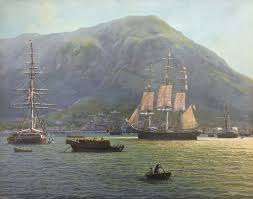 Raymond Massey Flying Cloud Entering Hong Kong 1851 Tall Ships Art Ship Paintings Maritime Painting