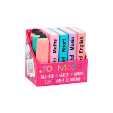 Set De Mini Gomas De Borrar Back To School Top Model Gomas De Borrar Utiles Escolares Geniales Utiles Escolares Kawaii