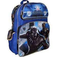 Plus, you can personalize it with your name or initials for a supercool finishing touch! Black Panther Marvel Black Panther Deluxe Embossed 16 School Bag Backpack Walmart Com Walmart Com
