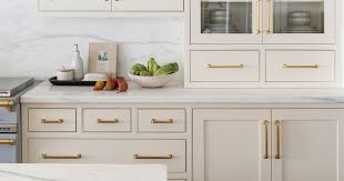 If your kitchen has brownish floor covering, dark brown or red must be in consideration. 6 Cream Kitchen Cabinets To Help You Think Beyond All White