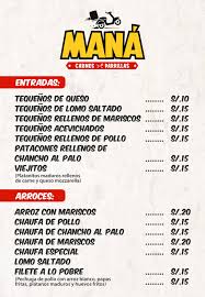 El Maná, Carnes y Parrilladas, Cevichería
