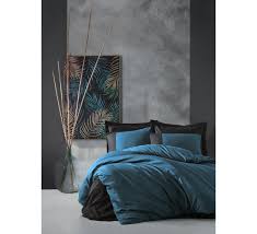 Nevresim takımı modelleri ve yazlık nevresim seti uygun fiyatlarla madame coco'da! Plain Tek Kisilik Nevresim Takimi Petrol Siyah