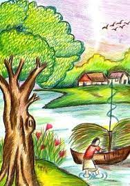 Pin On Scenery Drawing For Kids