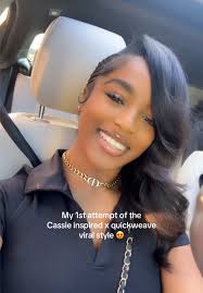 Cassie Braids Quick Weave Red
