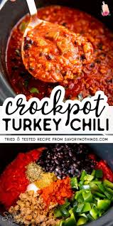 Healthy Crockpot Ground Turkey Chili Quick Easy Prep In 2020 Ground Pork Recipes Beef Recipes Recipes