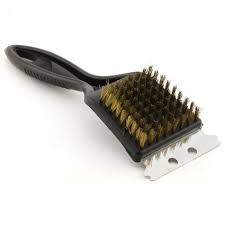 Wire brush with scraper wire brushes. Outback Grill Cleaning Brush 370188 Outback Direct