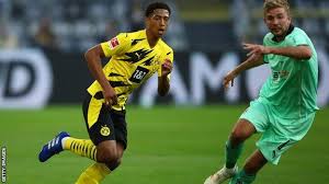 Borussia vfl 1900 mönchengladbach e.v. Borussia Dortmund 3 0 Borussia Monchengladbach Jude Bellingham Makes Bundesliga Debut Bbc Sport