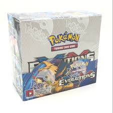 A code card for the pokémon trading card game online. Pokemon Xy12 Evolutions Booster Box Play Collect