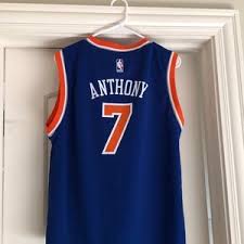 Find the latest in carmelo anthony merchandise and memorabilia, or check out the rest of our nba basketball gear for the whole family. Nba Shirts New York Knicks Carmelo Anthony Jersey Poshmark