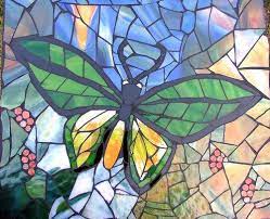 Butterfly Mosaic Butterfly Mosaic Mosaic Artwork Mosaic Art