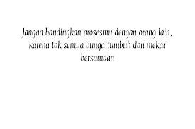 Jangan Bandingkan Prosesmu Dengan Orang Lain Karena Tak Semua Bunga Tumbuh Dan Mekar Bersamaan Kata Kata Indah Kutipan Motivasi Motivasi