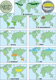 North America Biome Map Coloring Worksheet This Custom Request Set Of World Biomes Contains 20 Individual High Resolution 300 Dpi Maps All Maps Are Sho Biomes Learning Websites For Kids Geography Map