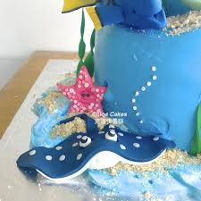 peach mr ray nemo cake nemo cake cake peach