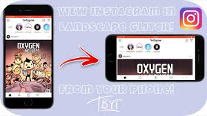 Instagram In Landscape Horizontal Mode For Iphone Plus Models Founded By Tbyt Youtube
