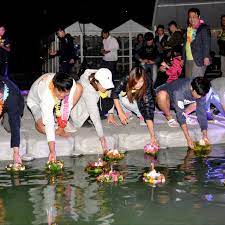 明道大學國際文化體驗浪漫泰國水燈節