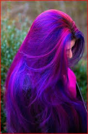Blue Purple Hair Color Ideas Mixing Some Colors Always Work When It Comes To Make Your Appearance Both Charming And U Hair Styles Bright Hair Long Hair Styles