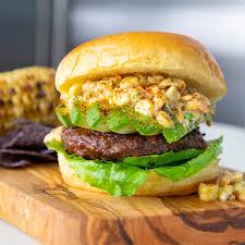 Beyond Elote Burger Beyond Meat The Future Of Protein Recipes Veggie Recipes Healthy Foodie