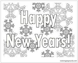 I'm making coloring pages during inktober! New Year 2017 Coloring Pages Happy New Year Coloring Pages Coloring Pages For Kids And Adults