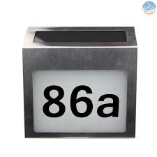All products from mailbox number plate category are shipped worldwide with no additional fees. Vian Solar Lighted Address Signs House Number For House Street Mailbox Outdoor Metal Led Plaque With Light Sensor Diy Letter Numbers Shopee Philippines