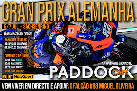 Diogo vieira foi 10º em riesa e ocupa a 7ª posição. Transmissao Em Directo No Paddock Cafe Do Grande Premio Da Alemanha Motosport Motosport
