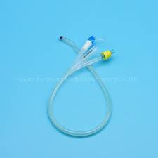 Silicone Foley Catheter 3 Way Coude Tip Tiemann Normal Balloon China Producer China Foley Catheter Silicone Catheter