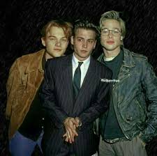 Johnny Depp Brad Pitt And Leonardo Dicaprio Leonardo Dicaprio Young Leonardo Dicaprio Brad Pitt