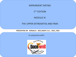 Impairment Rating 5th Edition Module Iii The Upper