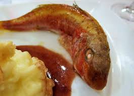 Barbet Rouget At Restaurant Le Belisaire Food Sausage Bacon