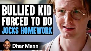 BULLIED KID Forced To Do JOCKS HOMEWORK Ft. Kelsi Davies & Anwar