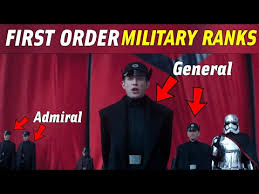 Star wars republic military ranks : All First Order Ranks And Insignias Youtube