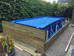 habillage piscine tubulaire intex amenagement piscine hors sol amenagement piscine piscine