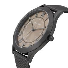Briston propose ce bracelet en maille milanaise or rose (20 mm de large) pour habiller votre montre clubmaster classic, sport, vintage ou diver. Achat Montre Homme Boite Acier Noir Bracelet Acier Maille Milanaise Noir Et Verre Mineral Longueur Taille Unique Le Manege A Bijoux