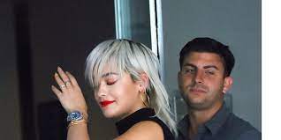 The business in the front, party in the back look was for her new escada campaign. Rita Ora Debuts Mullet And Barely There Dress