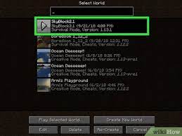 Select bumblecraft from the list and click on join server. 3 Ways To Play Skyblock In Minecraft Wikihow