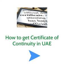 Frequent visits by customers and guests. How To Get Certificate Of Continuity In Uae Uae Insure
