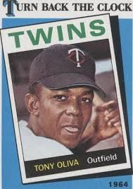 1989 TOPPS TONY OLIVA #665 TURN BACK THE CLOCK BASEBALL CARD