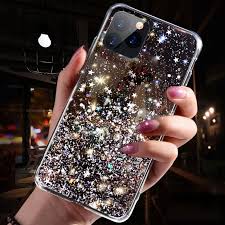 Phone Case Razzle Dazzlel Phone Protective Cove For Iphone 11 Pro 11 11 Pro Max Protection Back Cover Shockproof Glitter Phone Cases Iphone Cases Bling Phone Case