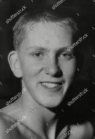 Tony Davison 14-year-old Swimmer Newcastle Box Editorial Stock Photo