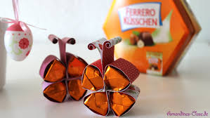 Susse Schmetterlinge Mit Ferrero Kusschen Last Minute Geschenk Diy Geschenke Last Minute Geschenke Ferrero Kusschen
