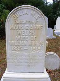 Julia Margaret Edmunds Welch Munroe (1835-1915)